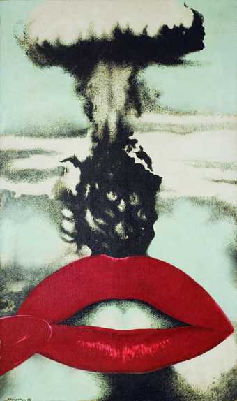 Joan Rabascall Atomic Kiss Pop Art collage