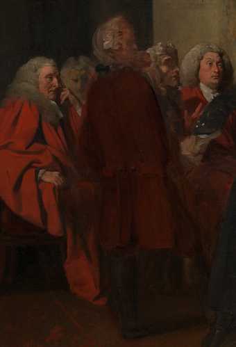Johan Zoffany's Charles Macklin as Shylock, detail of paintwork for Tate conservation project