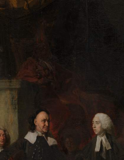 Johan Zoffany's Charles Macklin as Shylock, detail of paintwork for Tate conservation project