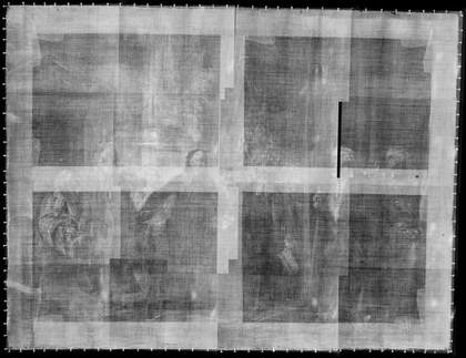 Johan Zoffany's Charles Macklin as Shylock, x-ray of paintwork for Tate conservation project