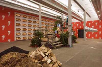 John Armleder Installation view at Tate Liverpool 2006 three