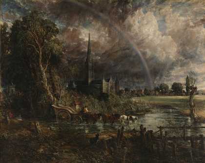 Salisbury Cathedral from the Meadows
