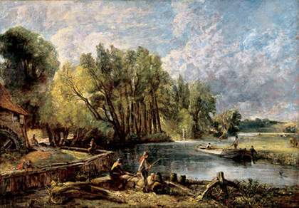 John Constable Stratford Mill (full-size sketch) about 1819
