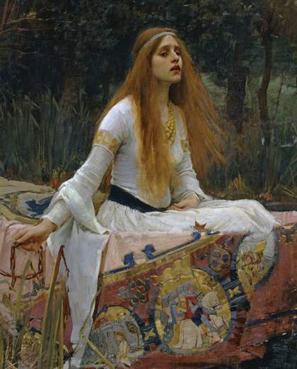 John William Waterhouse, The Lady of Shalott, 1888 (detail)