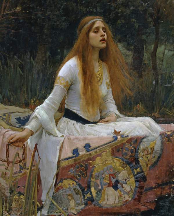 lady of shalott dress John William Waterhouse's The 1888 – Tate Etc plus size women linen dresses