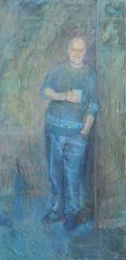 Michael Fullerton's painting of John Peel exhibited in Art Now at Tate 2005