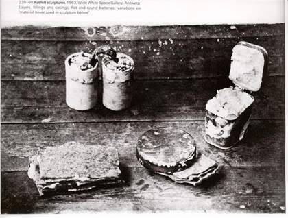 Joseph Beuys Individual elements from Fat Battery 1963