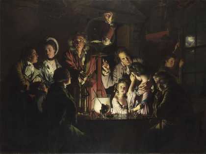 Joseph Wright, An Experiment on a Bird in an Air Pump 1768 