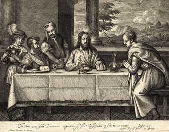 Josias English Supper at Emmaus (after Titian) c.1649–56