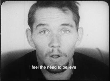 Picture of man looking straight at camera