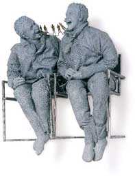 Juan Muñoz Two Seated on the Wall 2000