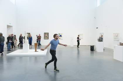 Julian Weber as part of 20 Dancers for the XX century by Boris Charmatz