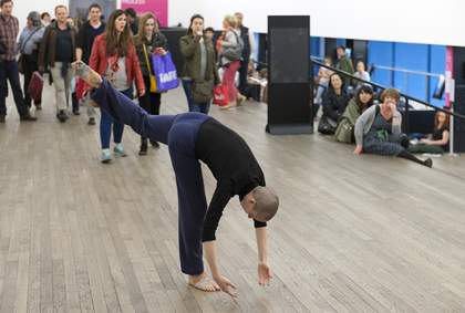 Julie Cunningham as part of 20 Dancers for the XX century by Boris Charmatz
