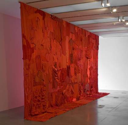 Brian Jungen People's Flag 2006 Textile installation