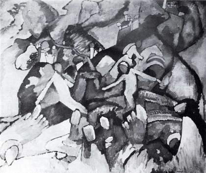 Lost Art: Wassily  Kandinsky - Composition I, 1910