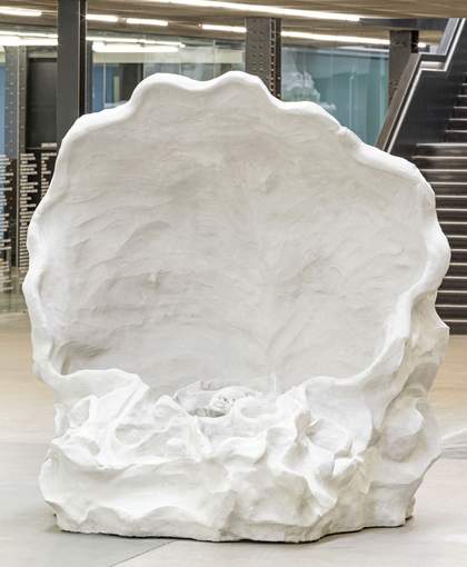 Photograph of Kara Walker's 'Fons Americanus' at Tate Modern. Detail shows 'Shell Grotto'