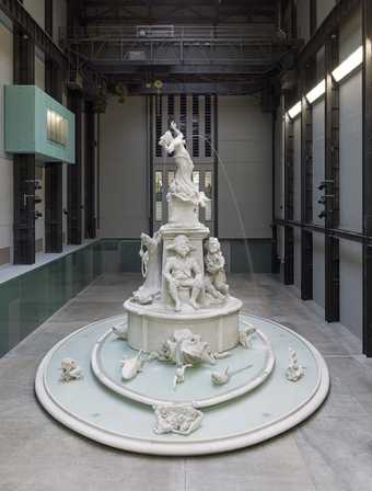 fountain monument in the Turbine Hall