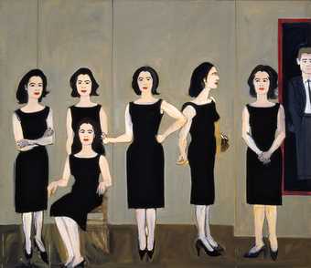 Alex Katz The Black Dress 1960 