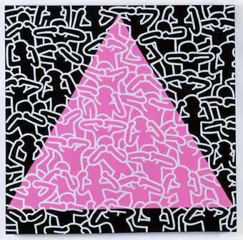 Keith Haring, Silence = Death 1989 