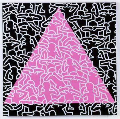 Keith Haring, Silence = Death 1989