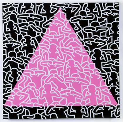 Keith Haring, Silence = Death 1989