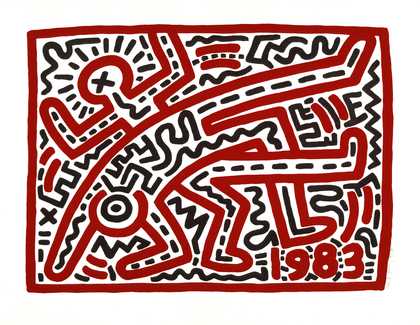Keith Haring Untitled 1983 © Keith Haring Foundation