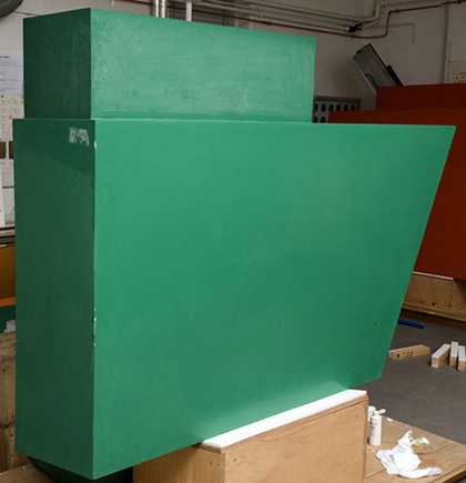 Green box element during cleaning. Philip King, Call