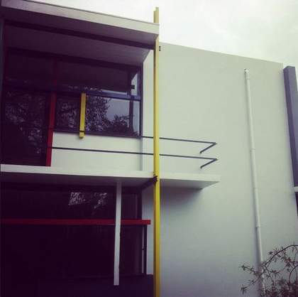 Rietveld Schröder House at Kroller-Muller Museum Otterlo