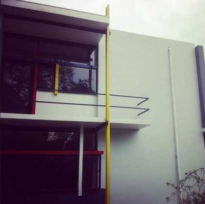 Rietveld Schröder House at Kroller-Muller Museum Otterlo