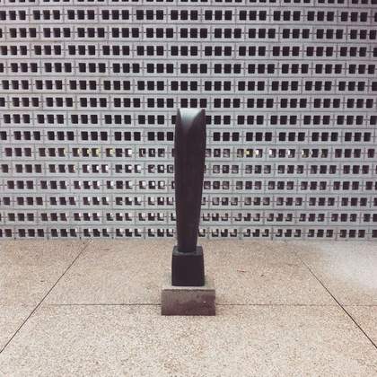 Barbara Hepworth Single Form in the Rietveld Pavilion Kroller-Muller Museum