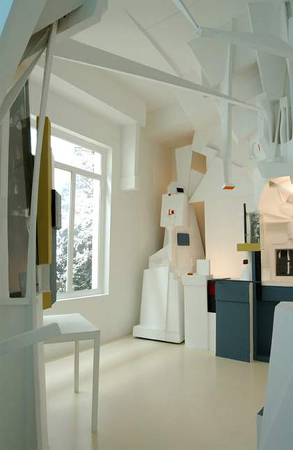 Kurt Schwitters Merzbau 1933, reconstruction by Peter Bissegger 1981–3