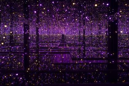 Yayoi Kusama Infinity Mirrored Room - Filled with the Brilliance of Life 2011/2017 Tate Presented by the artist, Ota Fine Arts and Victoria Miro 2015, accessioned 2019 © YAYOI KUSAMA