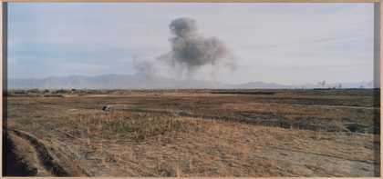 Luc Delahaye US Bombing on Taliban Positions c2001