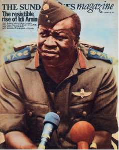 Magazine cover featuring photograph by Don McCullin, Uganda, 29 October 1972