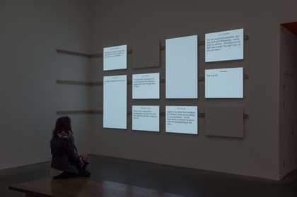 ​Installation view of Explore Media Networks. Photograph Copyright Tate 2016; Photograph by Lucy Dawkins