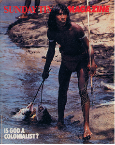 Magazine cover featuring photograph by Don McCullin,Venezuela, 15 May 1983;