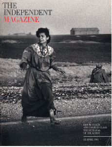 Magazine cover featuring photograph by Don McCullin, Turkey, 13 April 1991