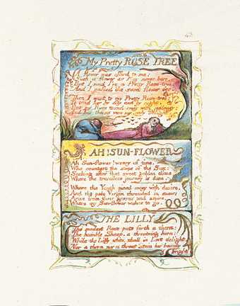 Etching by William Blake
