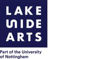 In partnership with Lakeside Arts (left aligned)