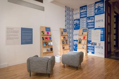 bookcase in the space