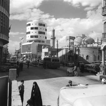Street view of Baghdad in 1960 by photographer Latif Al Ani
