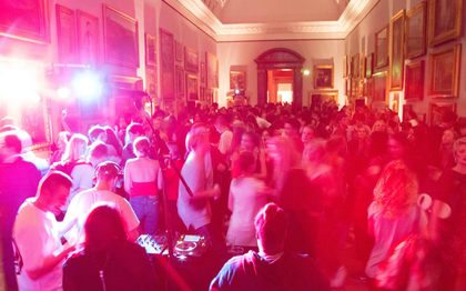 Image of a party in Tate Britain