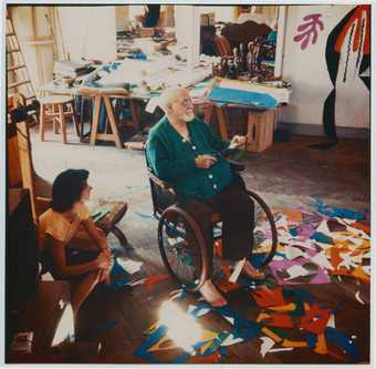 Lydia Delectorskaya, Matisse at the Hôtel Régina, Nice, c. 1952 Henri Matisse (1869 -1964) Photographer: Lydia Delectorskaya