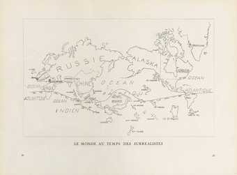 "Le monde au temps des surréalistes” (The World in the Time of the Surrealists), from Variétés (Brussels), special Surrealist number, June 1929 Tate Library