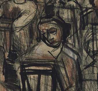 Leon Kossoff Saturday Morning Class (detail)