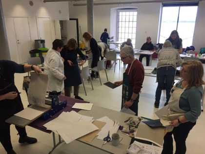 People during a workshop