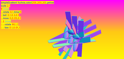 Livecodelab example © Antonio Roberts