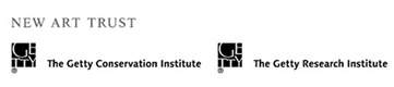 Logos New Art Trust, The Getty Conservation Institute, The Getty Research Institute