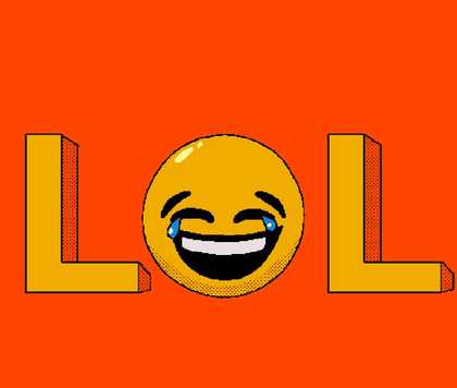 Image of an emoji smiling face