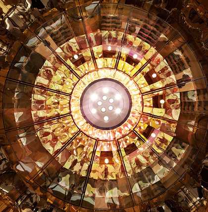 Detail of Peter Marino’s design for Louis Vuitton Maison in New Bond Street, London